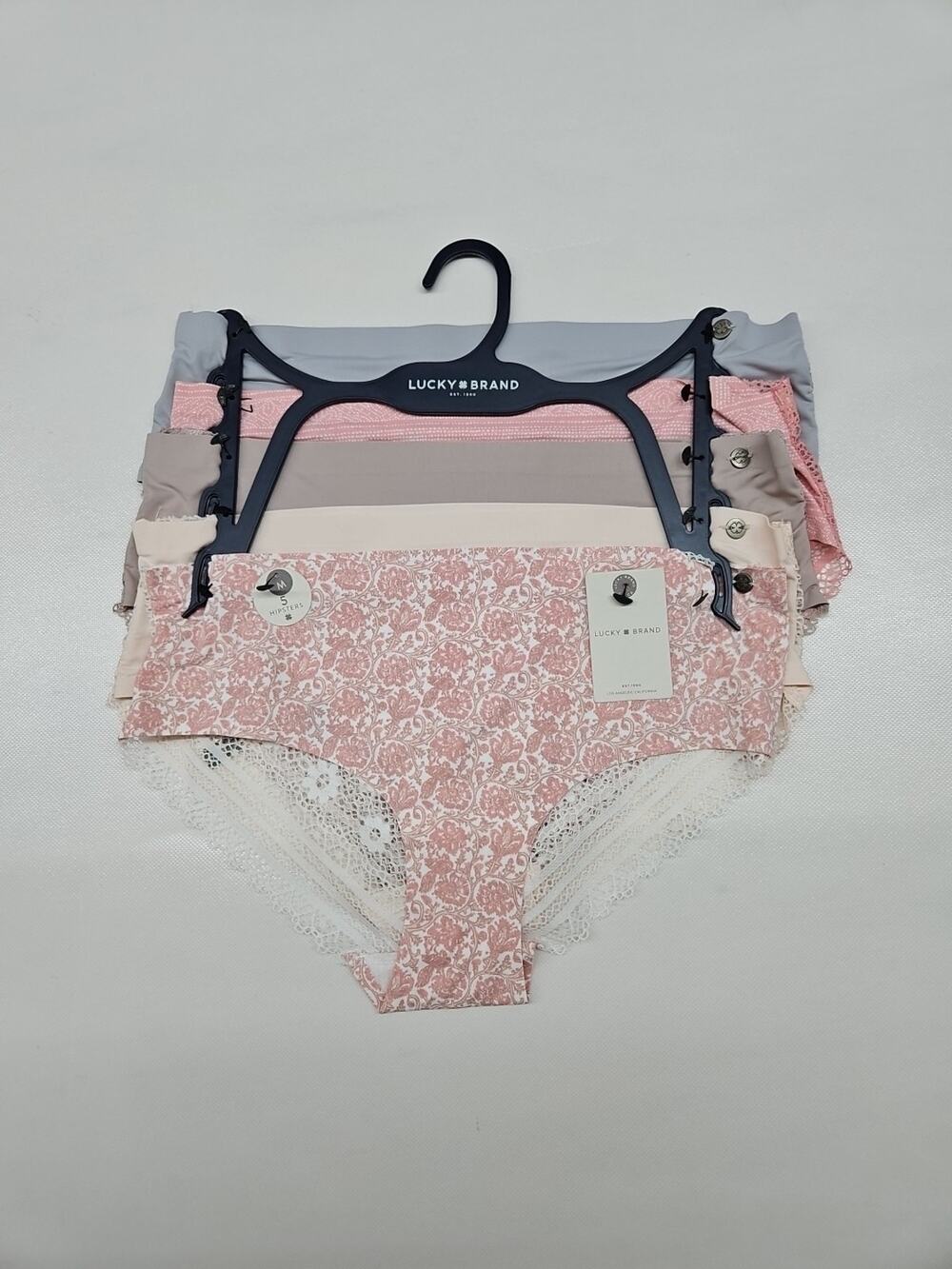 Lucky Brand Woman's Hipsters Size Medium Multicolor 5pk New